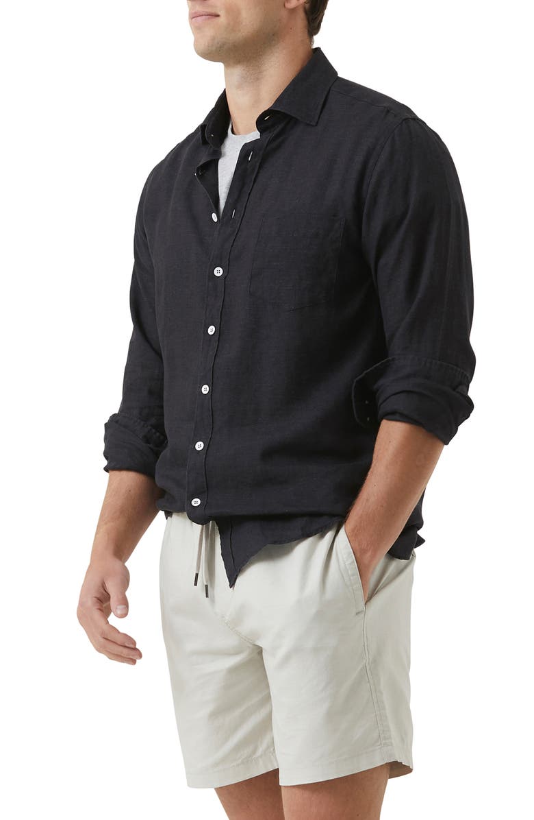 Rodd & Gunn Seaford Linen Button-Up Shirt, Alternate, color,