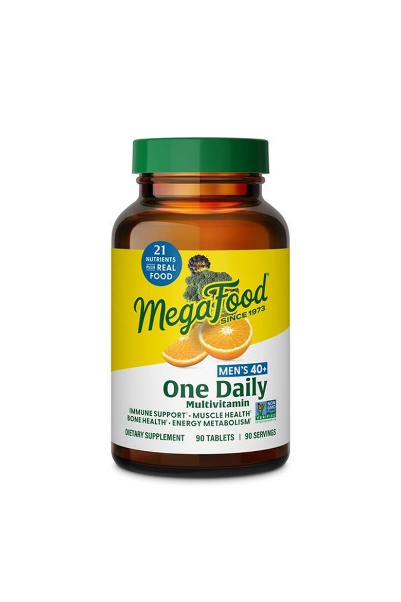 One Daily Multivitamin for Men 40+ with Methylated B12, Methylfolate, Vegetarian, 90 Tablets, Main, color, None