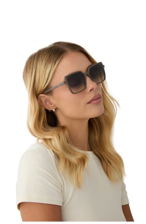 DIFF DIFF ESME 53MM GRADIENT SQUARE SUNGLASSES 