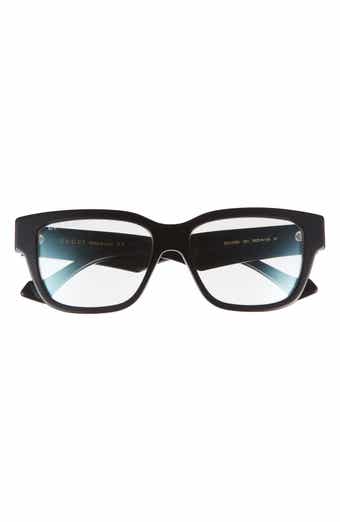 Gucci 55mm Rectangular Optical Frames