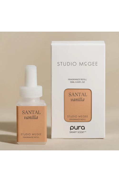 Pura X Studio Mcgee French Linen 2-pack Diffuser Fragrance Refills In Santal Vanilla
