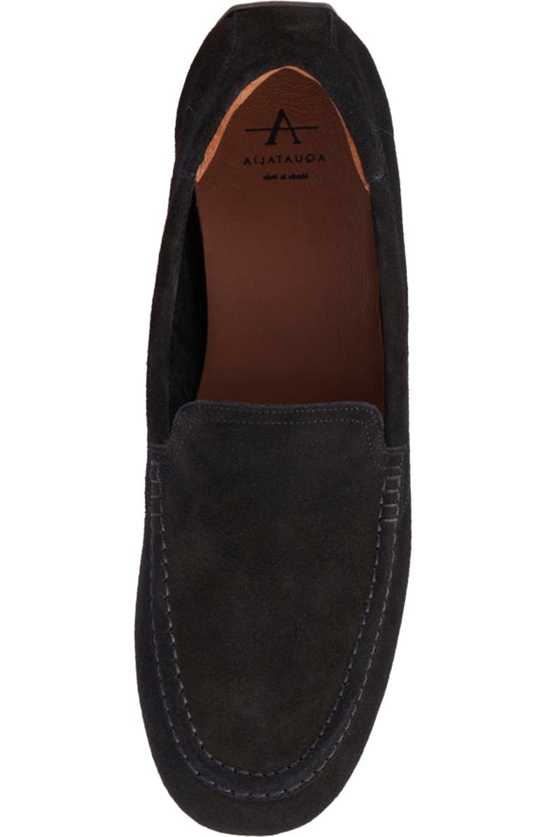 Aquatalia Qaitlin Moc Toe Weatherproof Slip-On Shoe, Alternate, color,