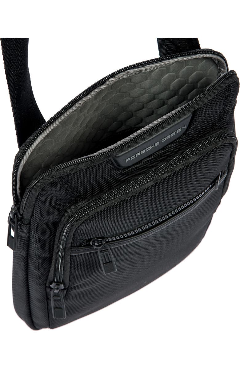 Porsche Design Roadster EVO Nylon Shoulder Bag, Alternate, color, Black