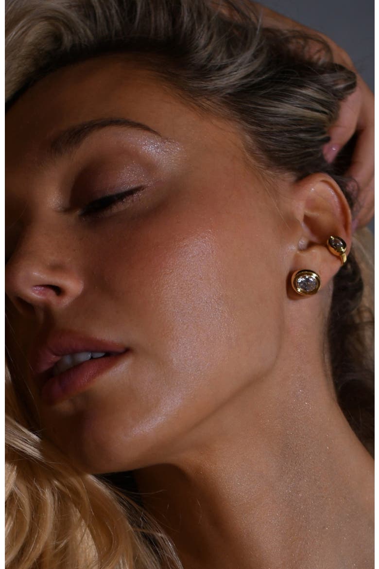 Alexis Earrings, Alternate, color, Yellow Gold