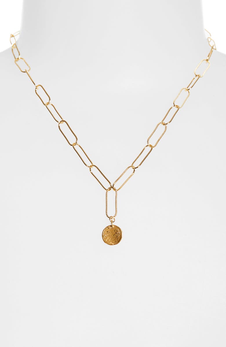 Alighieri Baby Lion in the Night Necklace, Alternate, color, 