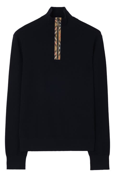Cameron Quarter Zip Merino Wool Sweater
