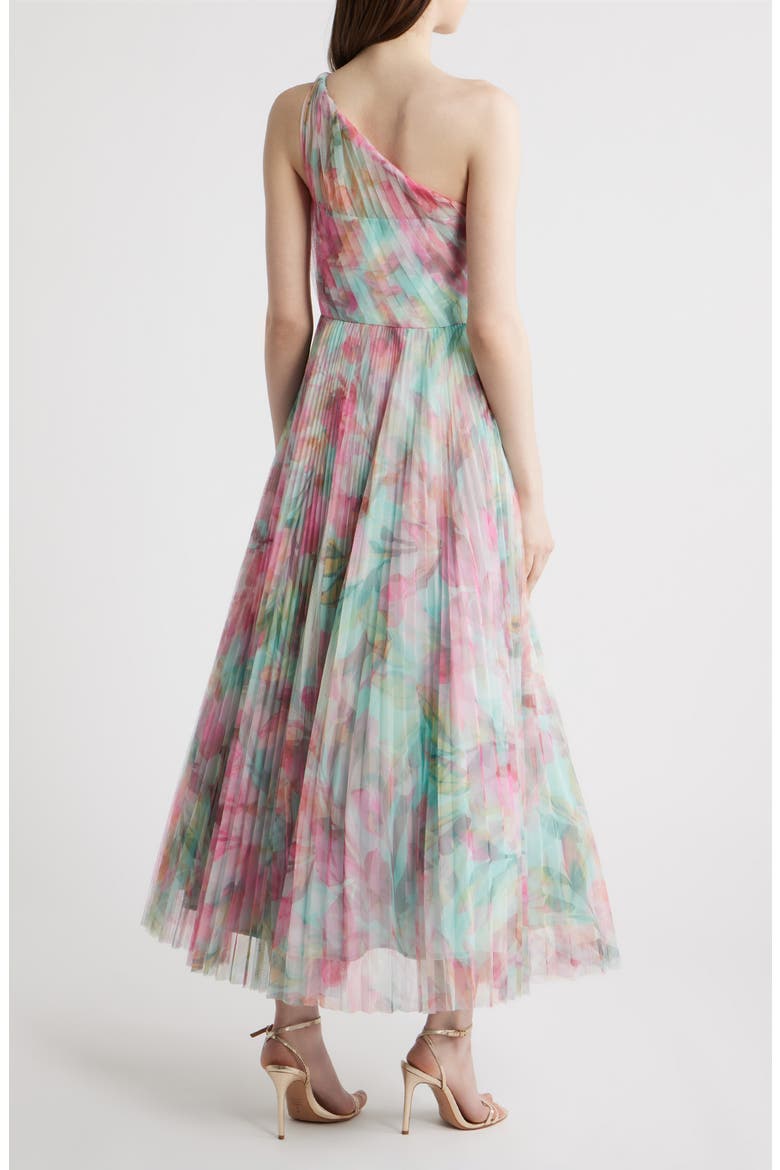 Philippa One-Shoulder Gown, Alternate, color, MINT/ MULTI OVERLAY TROPICAL