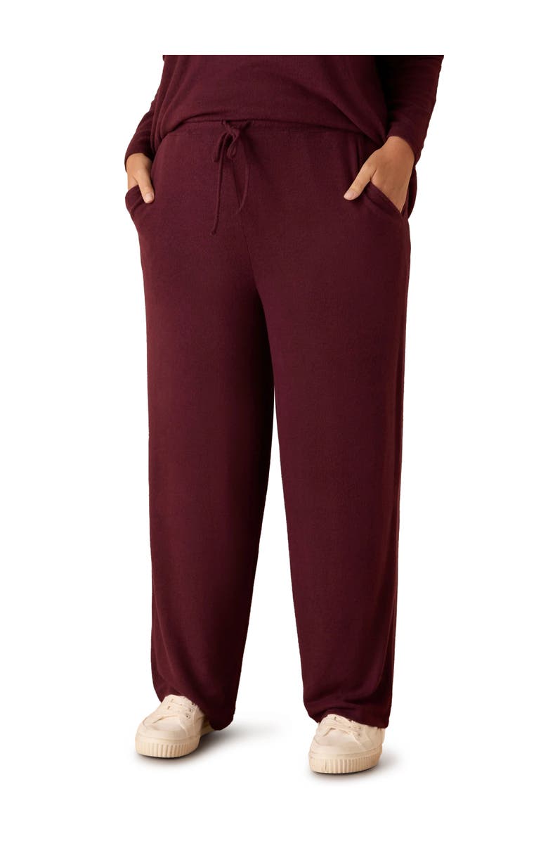 Live Unlimited Supersoft Trouser, Main, color, Burgundy