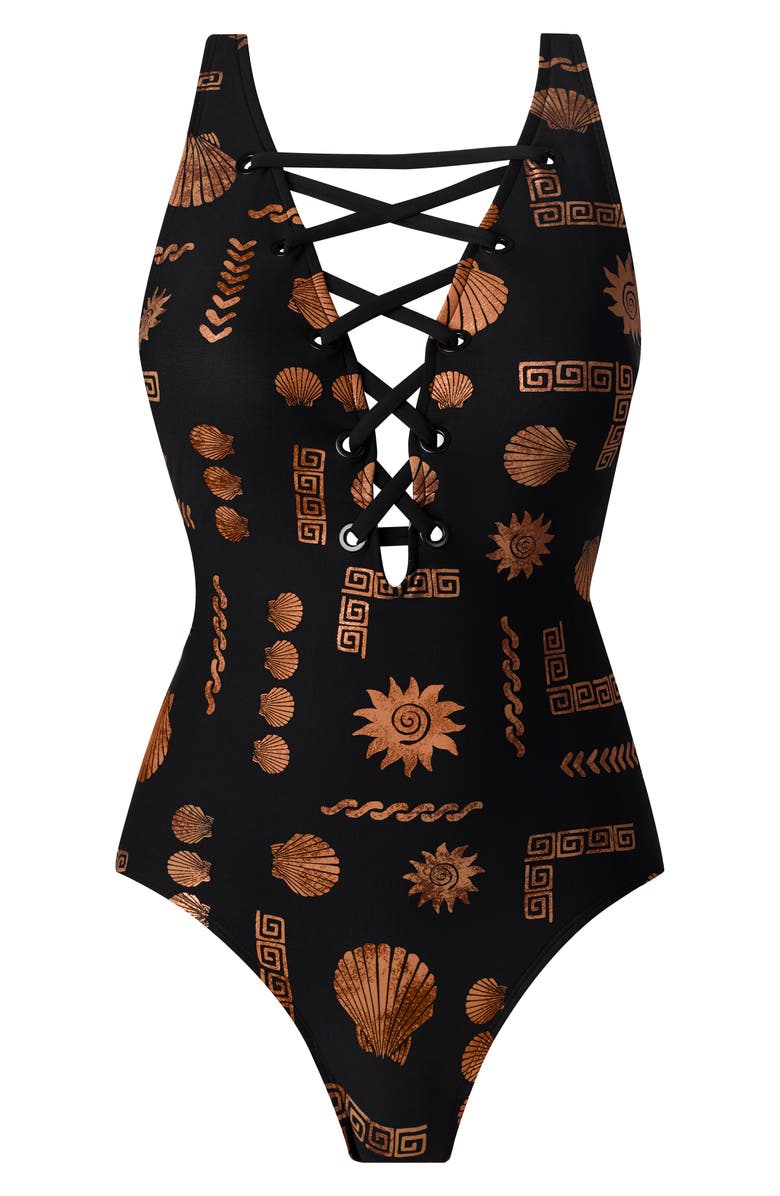 Magicsuit<sup>®</sup> Clamdigger Steffi One-Piece Swimsuit, Alternate, color, 