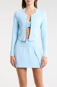 Year of Ours Crop Zip Cardigan