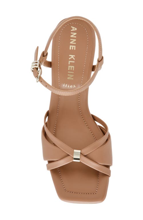 Anne Klein Jelena Ankle Strap Sandal In Tan