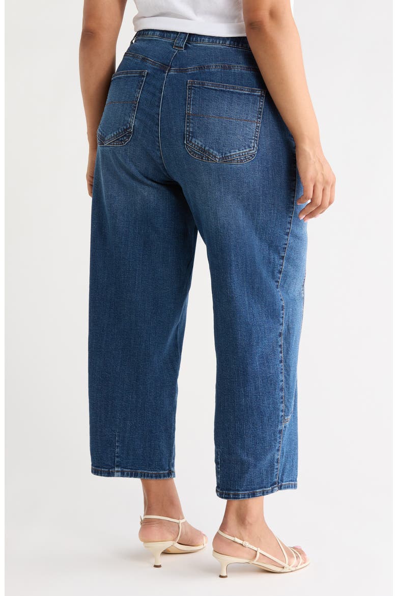High Waist Barely Barrel Jeans, Alternate, color, BLUE