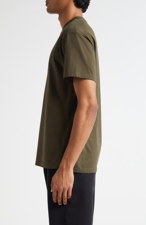 Givenchy Cotton T-shirt With Stamp Print Clothing In Green