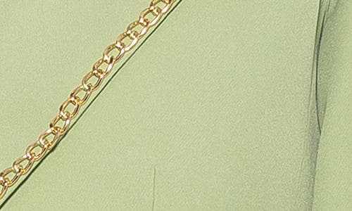 Alexia Admor Janet Chain Trim Blazer In Sage
