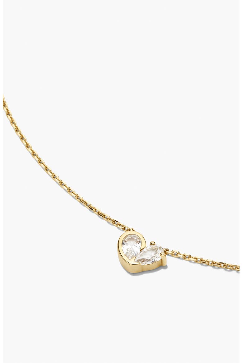 Two of Hearts Necklace, Alternate, color, 18k Gold Vermeil
