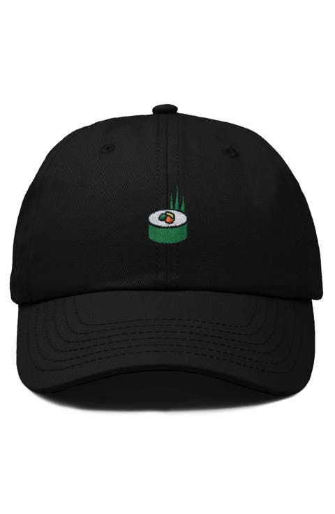 Sushi Roll Embroidered Dad Hat