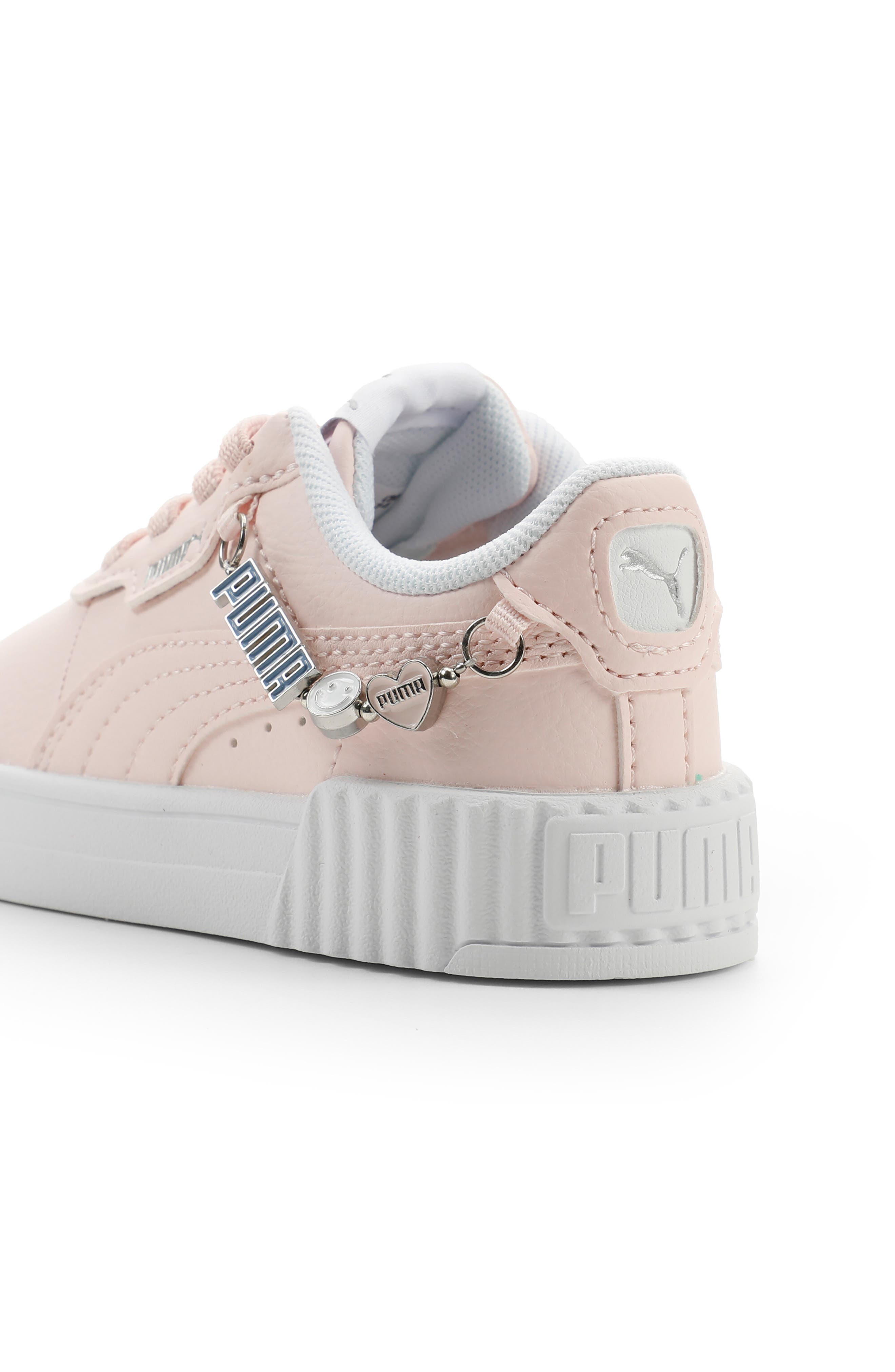 Kids' Carina 3.0 First Blossom Sneaker, Alternate, color, FROSTY PINK-PUMA WHITE-SILVER