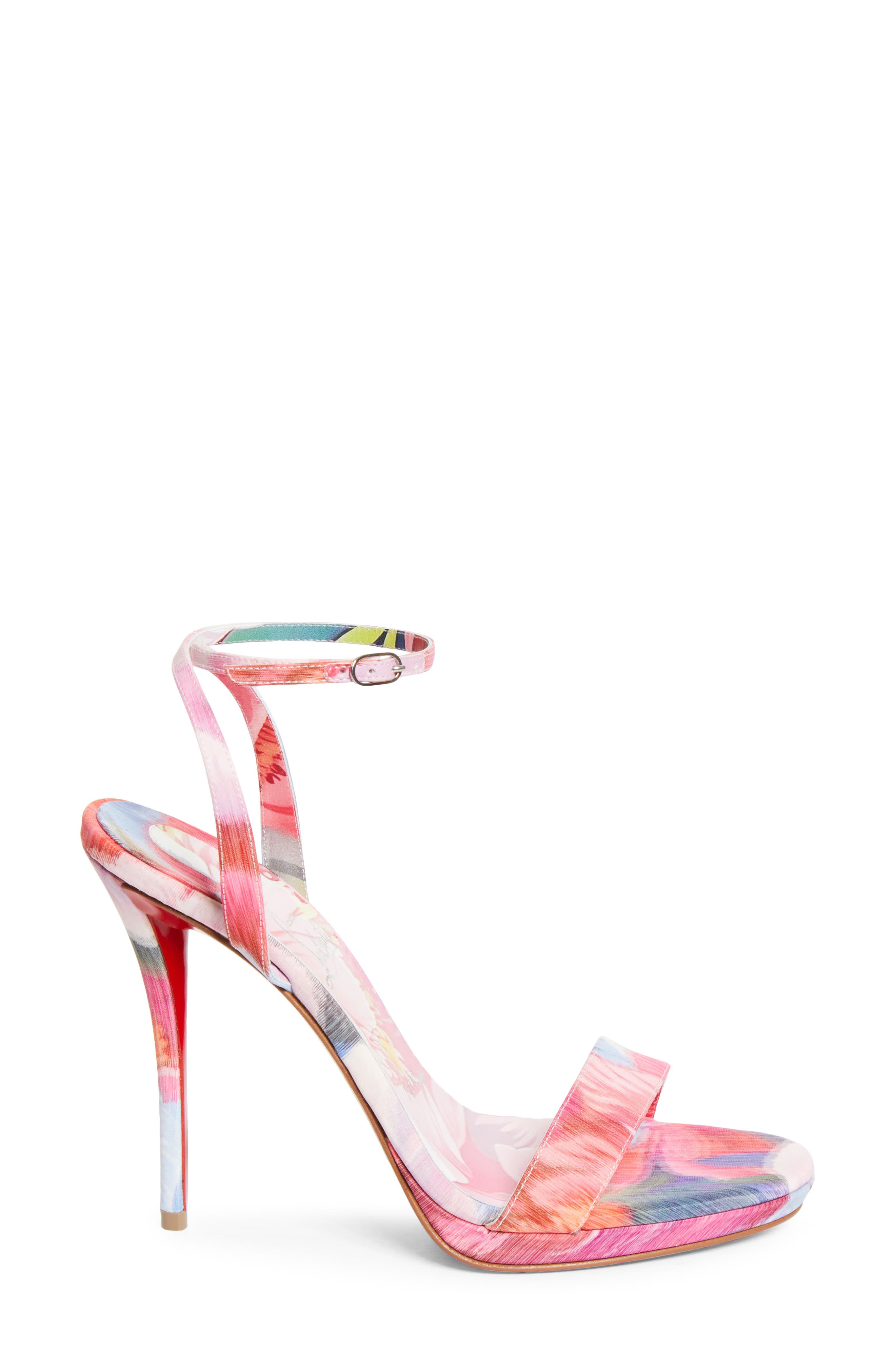 Christian Louboutin Miss Z Queen Slingback Pump, Alternate, color, Pink Multi