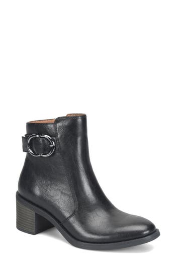 Eurosoft Hawthorne Buckle Bootie In Black