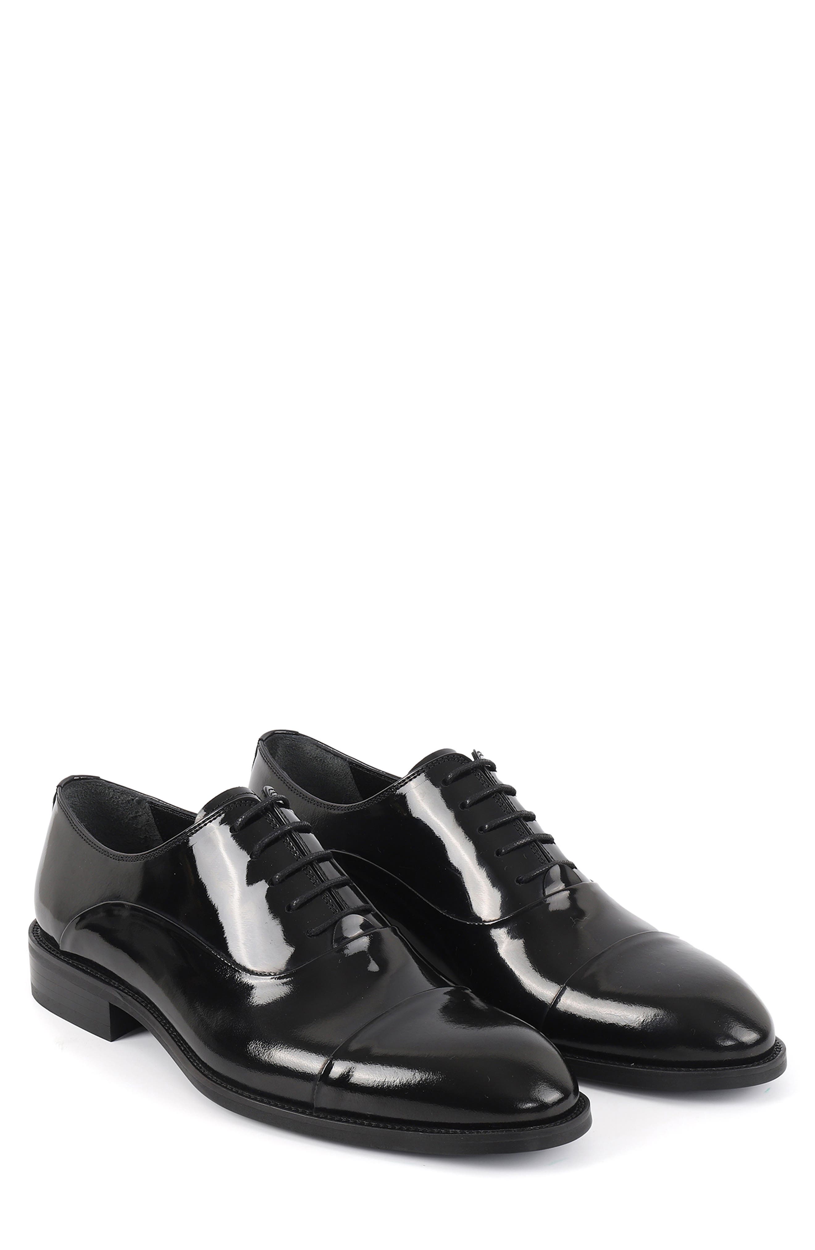Margutta Cap Toe Oxford, Alternate, color, BLACK