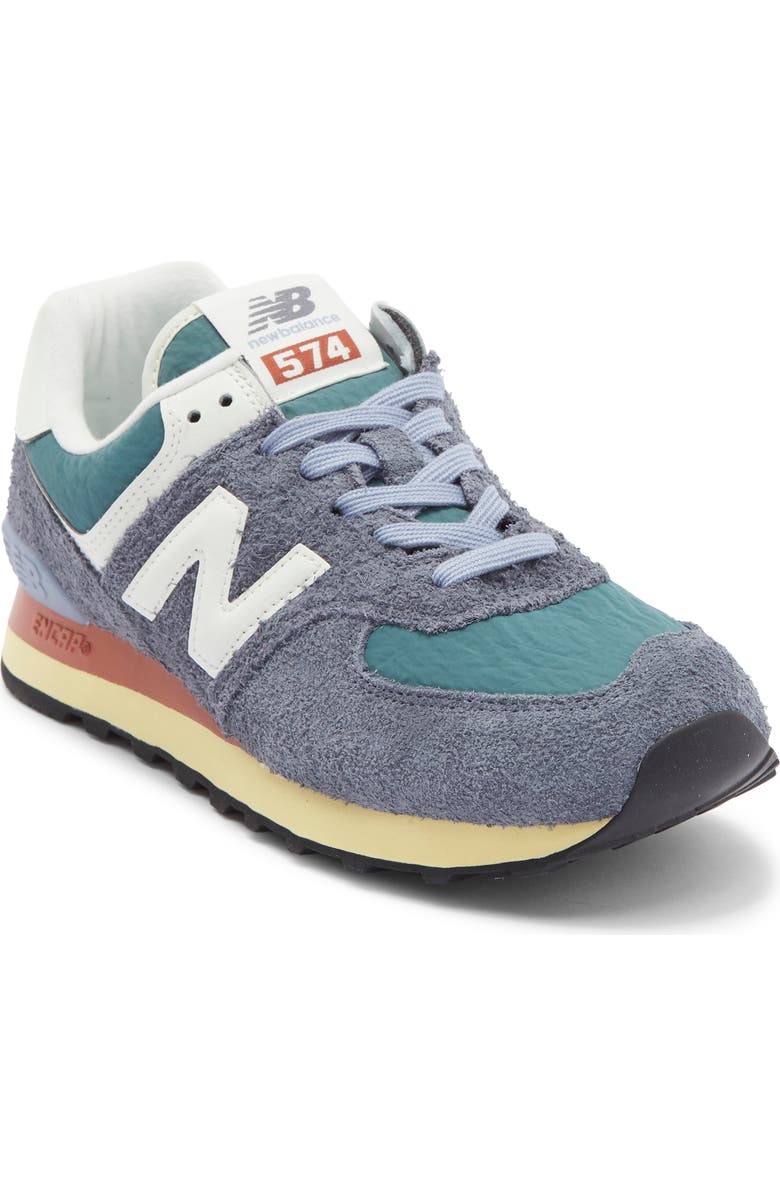 New Balance Gender Inclusive 574 Sneaker, Main, color, Dark Arctic Grey/ Sea Salt