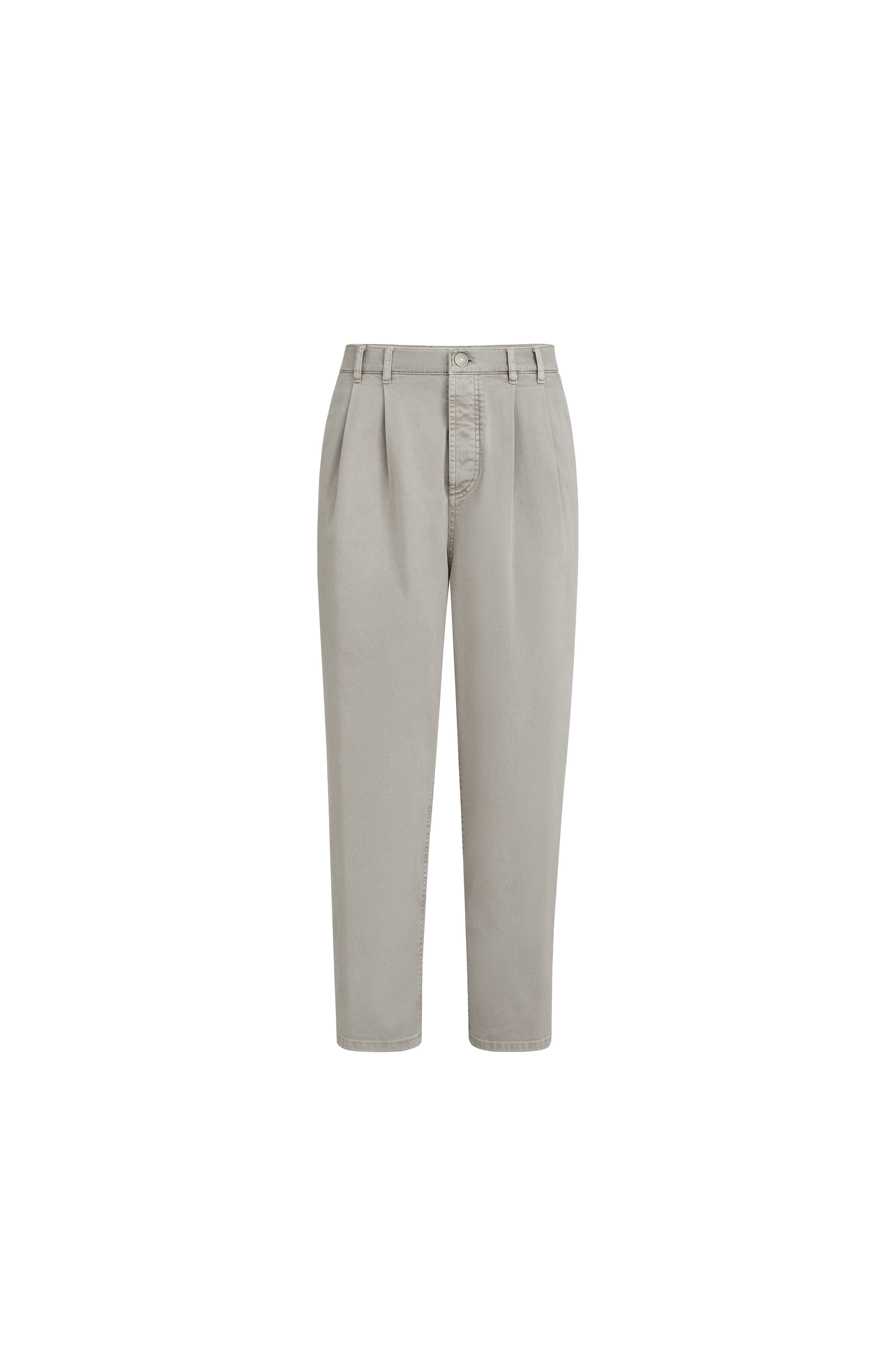 Lightweight denim trousers - image 4