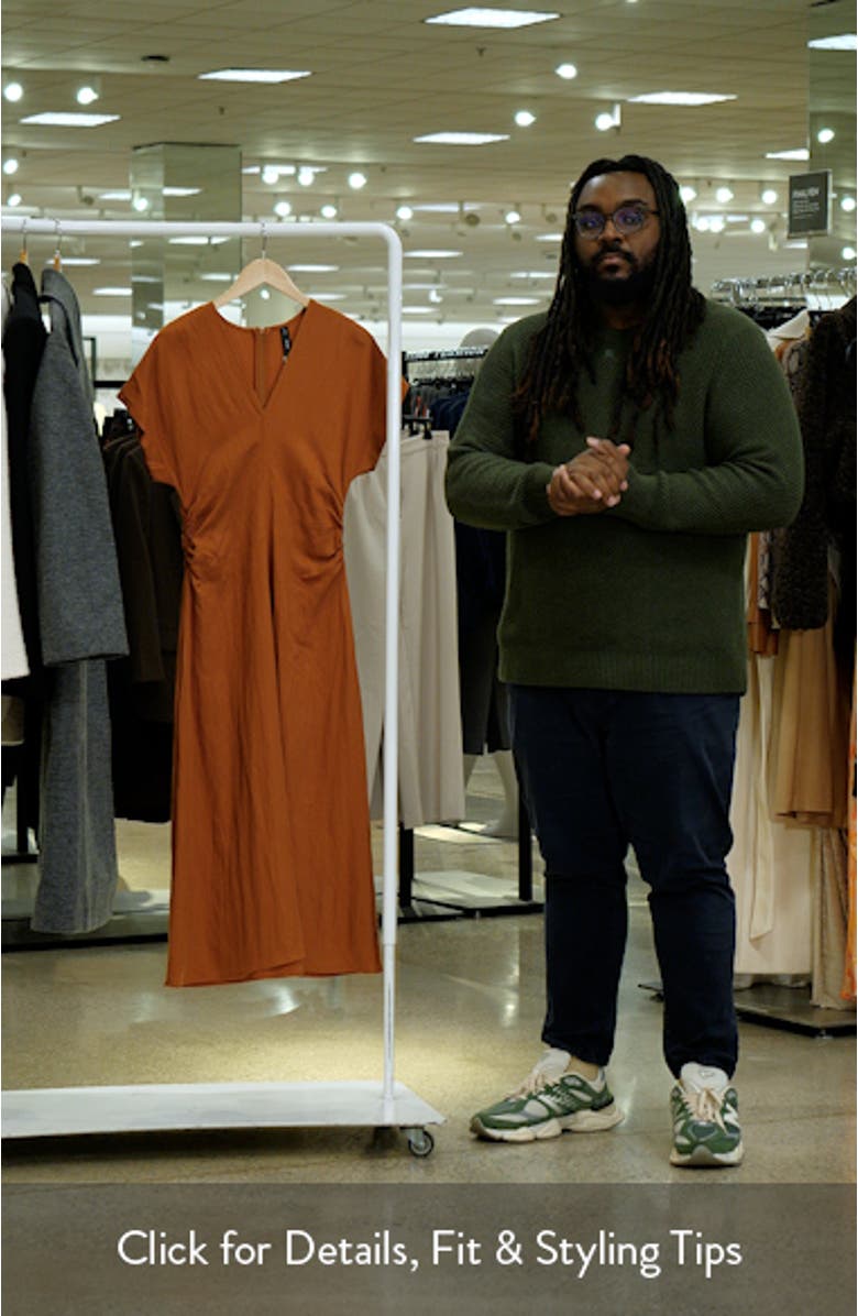 Ruched Midi Dress, sales video thumbnail