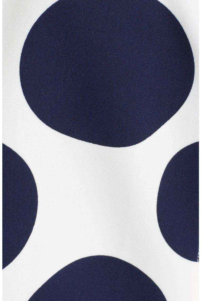 Polka Dot Cutaway Jacket, Alternate, color, WHITE