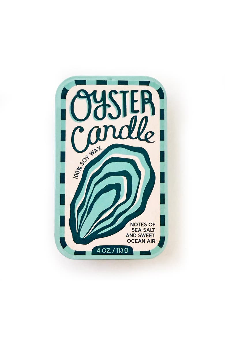 Oyster Candle & Tote Gift Set, Alternate, color, Blue