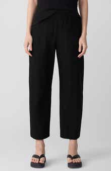 Ankle Barrel Leg Pants
