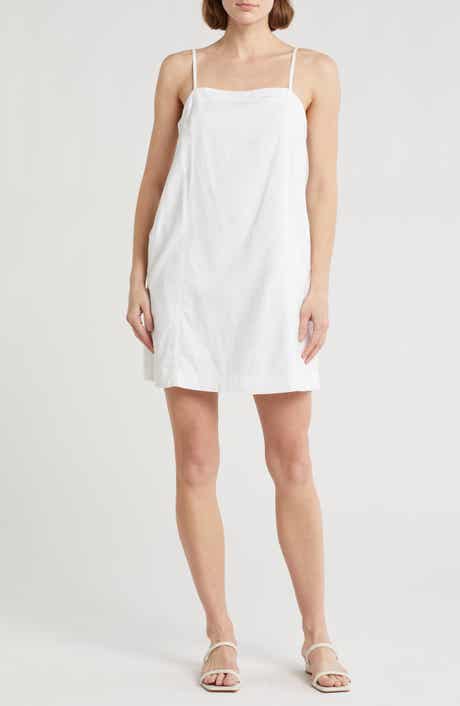 Madewell Max Linen Blend Minidress