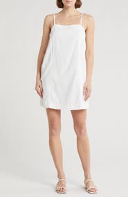 Madewell Max Linen Blend Minidress