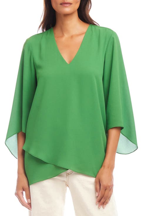 Crossover Hem Asymmetric Top