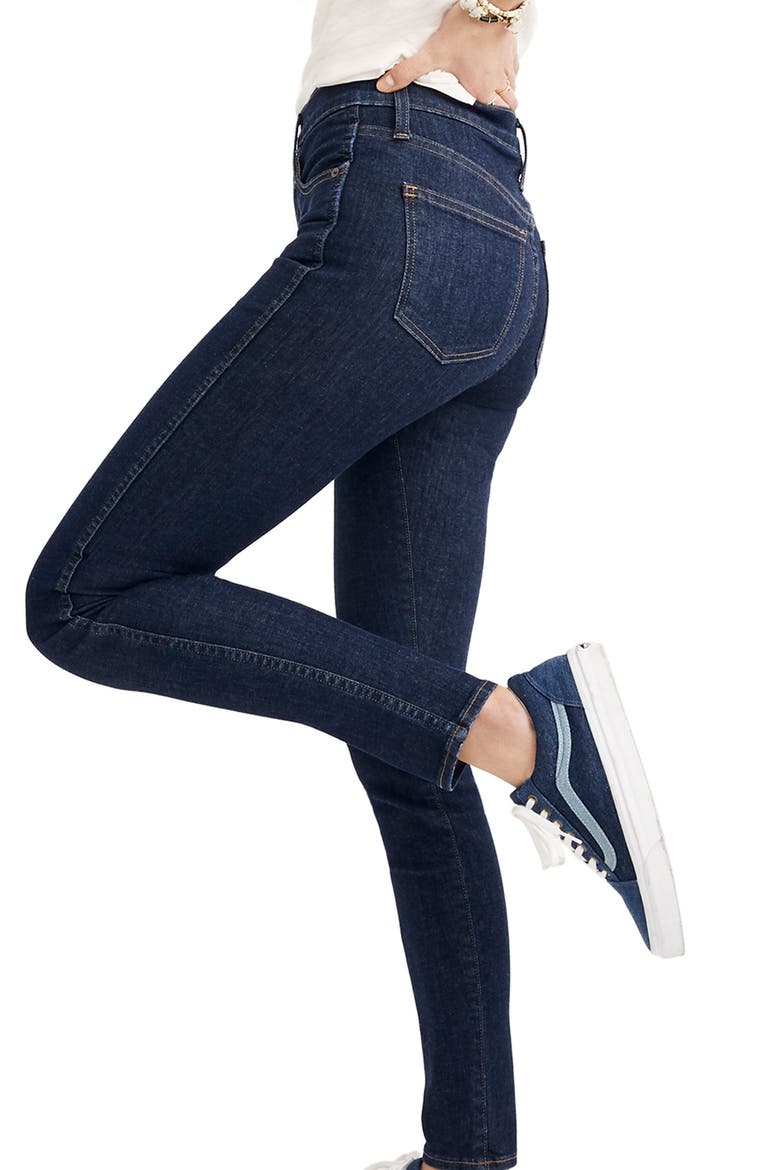 10-Inch High Waist Skinny Jeans, Alternate, color, LUCILLE
