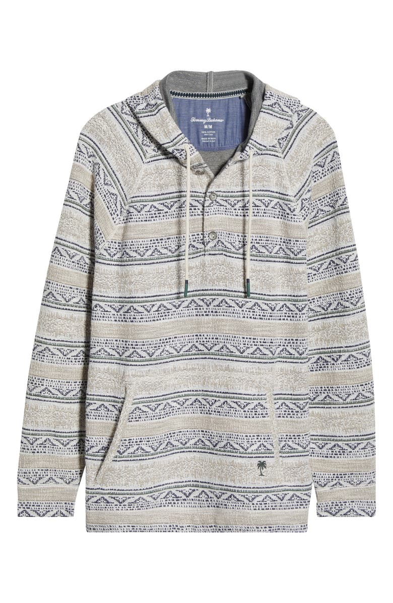 Tommy Bahama Golden Sands Baja Cotton Hoodie, Alternate, color, Coconut