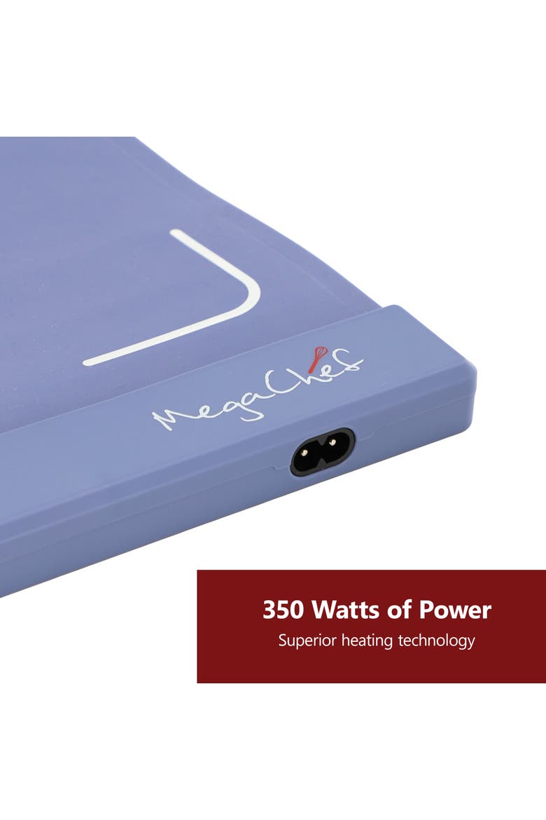 Silicone Warming Mat with Variable Temperature Settings & Digital Display, Alternate, color, Grey