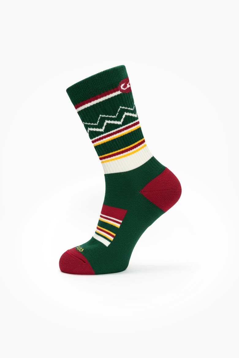 PerformaWool Midcrew All-season Hike Socks, Alternate, color, Pine Green