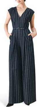FREEMARKET Striped Wide Leg Jumpsuit