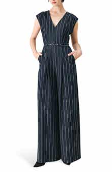 FREEMARKET Striped Wide Leg Jumpsuit