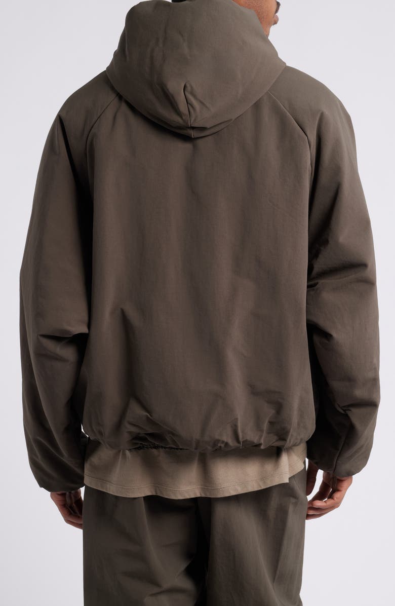 Fear of God Essentials Military Hooded Bomber Jacket, Alternate, color, 