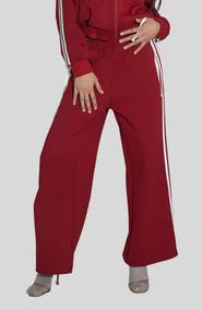 Find Me Now Bow Stripe Ponte Track Pants