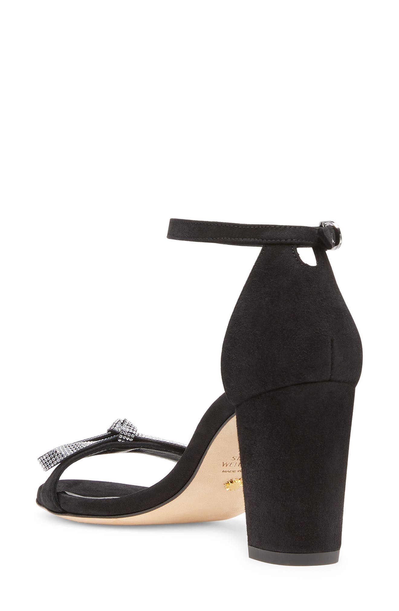 Stuart Weitzman Nearlynude Ankle Strap Sandal, Alternate, color, 