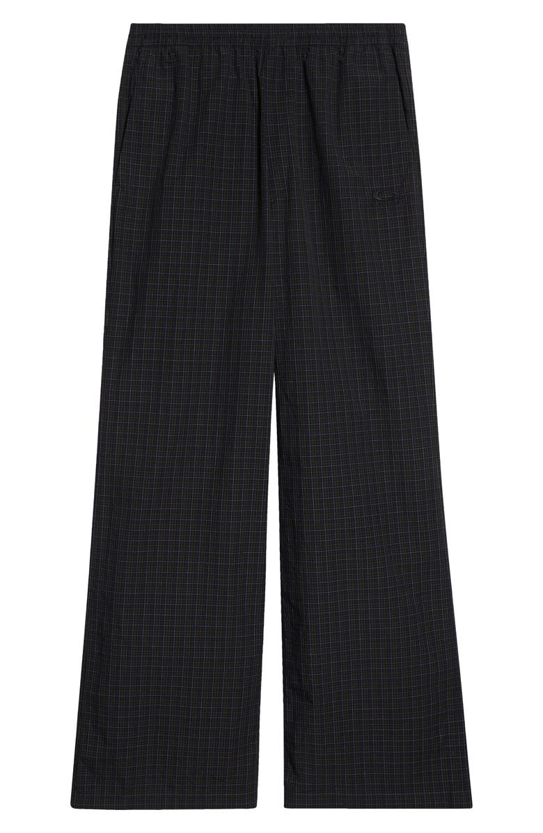 Balenciaga Plaid Cotton Pants, Alternate, color, 8069 Navy/ Dark Green