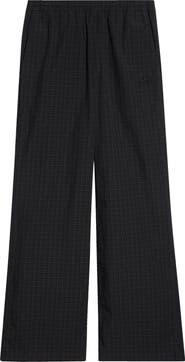 Balenciaga Plaid Cotton Pants