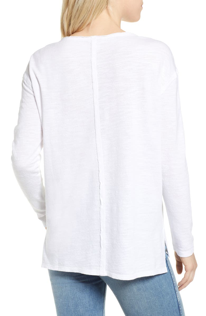 Caslon<sup>®</sup> Split Neck Tee, Alternate, color, 
