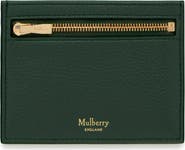 Mulberry Zipped Leather Card Case