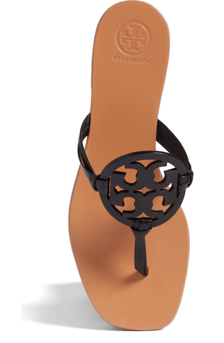Tory Burch Miller Logo Thong Sandal, Alternate, color,
