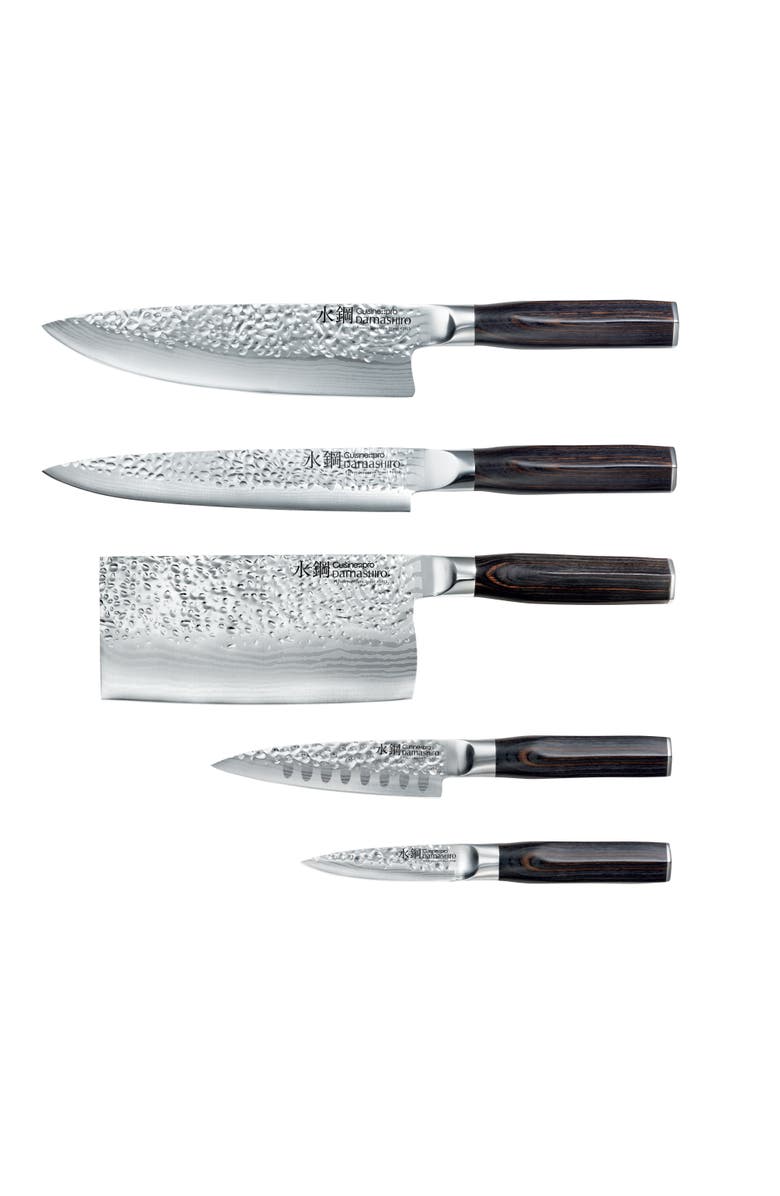 Cuisine::pro<sup>®</sup> Damashiro EMPEROR<sup>®</sup> 7-piece Hikari knife block, Alternate, color, Silver