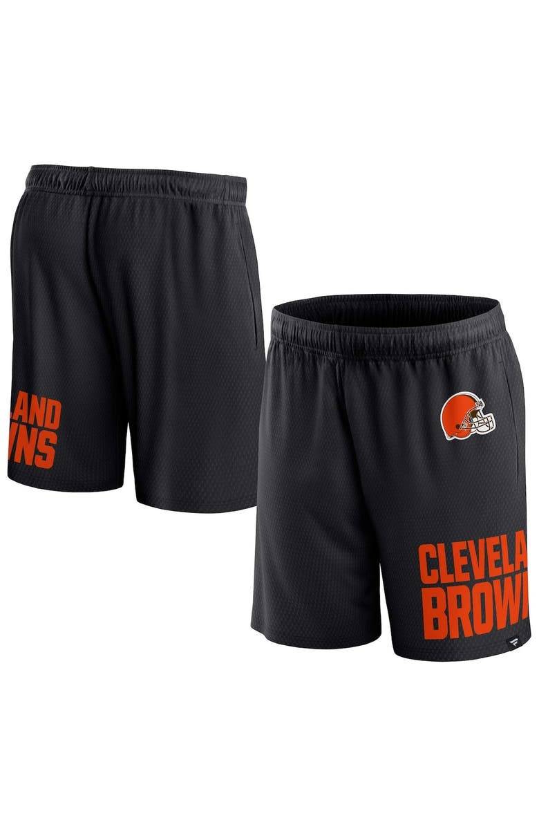 FANATICS Men's Fanatics Branded Black Cleveland Browns Clincher Shorts, Main, color, Black