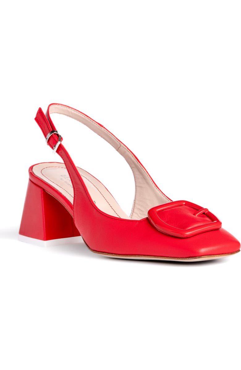 BEAUTIISOLES Duchess Slingback Pump, Main, color, Red